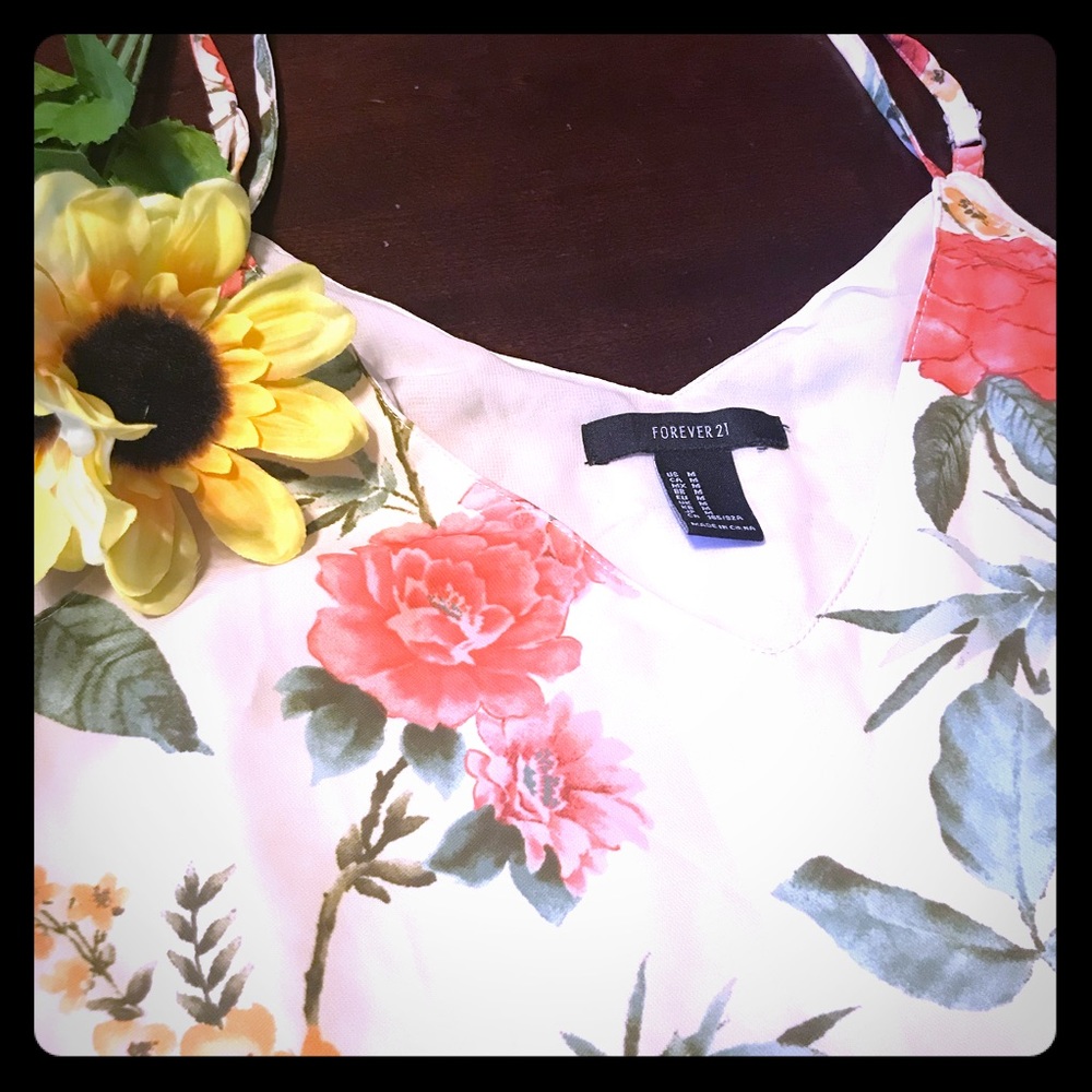 Pink Floral Blouse
